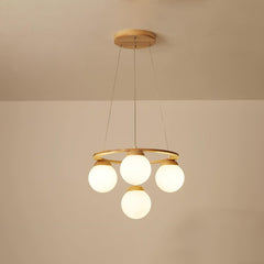 Nuura Miira Wood Chandelier