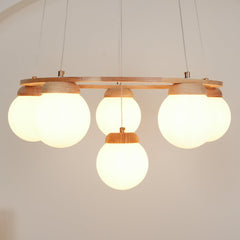 Miira Wood Chandelier