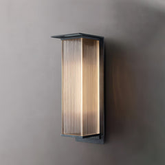 Oleron Box Outdoor Solar Wall Lamp