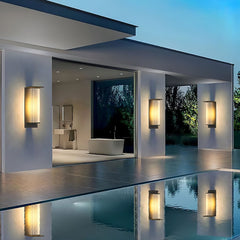 Oleron Box Outdoor Solar Wall Lamp