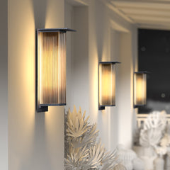 Oleron Box Outdoor Solar Wall Lamp