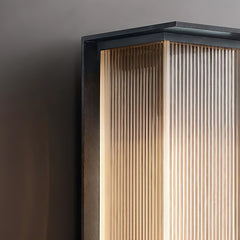 Oleron Box Outdoor Solar Wall Lamp