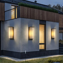 Oleron Box Outdoor Solar Wall Lamp