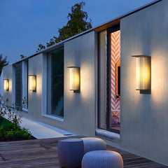 Oleron Box Outdoor Solar Wall Lamp