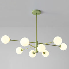 Orbi Green Chandelier