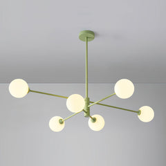 Orbi Green Chandelier