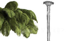 Ostrich Feather Chandelier