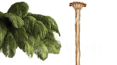 Ostrich Feather Chandelier