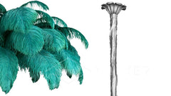 Ostrich Feather Chandelier