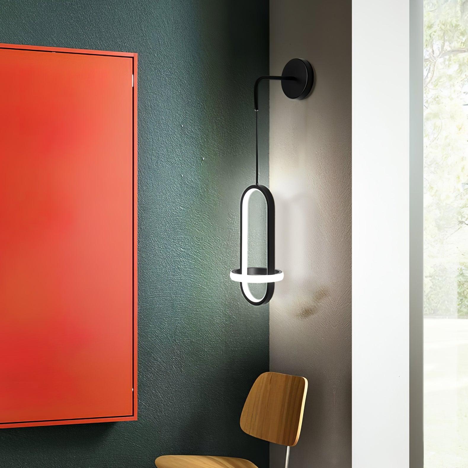 Oval Brass Wall Light