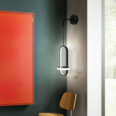 Oval Brass Wall Light