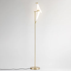 Paper Crane Bird Floor Lamp