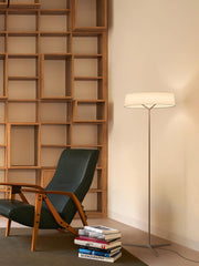 Paper Glow Circular Floor Lamp