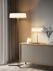Paper Glow Circular Floor Lamp