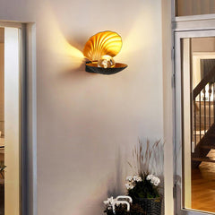 Pearl Clam Wall Light