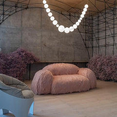 Pearl Necklace Balls Chandelier