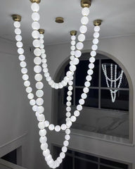 Pearl Necklace Balls Chandelier