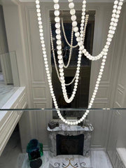 Pearl Necklace Balls Chandelier