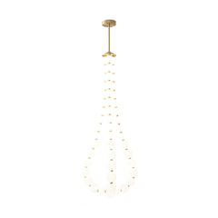 Glass Pearl Necklace Chandelier