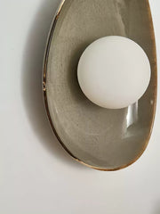 Pebble Disc Wall Light