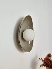 Pebble Disc Wall Light