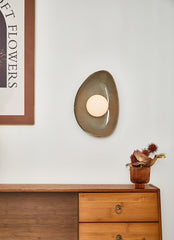 Pebble Disc Wall Light