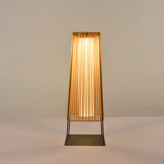 Plastic Rattan Outdoor Post Light