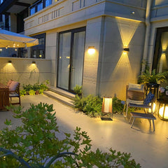 Plastic Rattan Outdoor Post Light