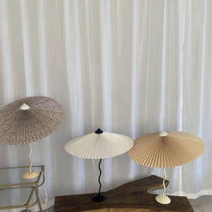 Pleated Hat Table Lamp