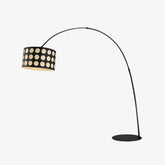 Polka Arc Fabric Floor Lamp