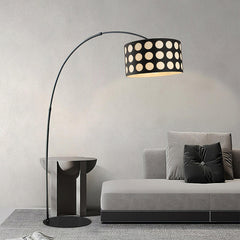 Polka Arc Fabric Floor Lamp