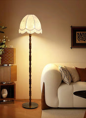 Printed Tassel Floor Lamp