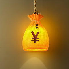 Prosperity Pouch Resin Pendant Lamp