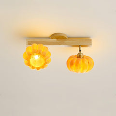 Pumpkin Multi Head Ceiling Lamp