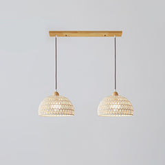 Rattan Arch Pendant Lamp