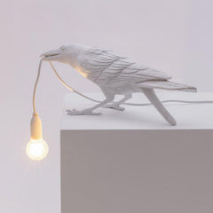Raven Resin Table Lamp