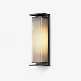 Rectangular Box Solar Outdoor Wall Lamp