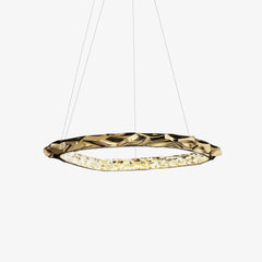Resin Circlet Brass Pendant Lamp