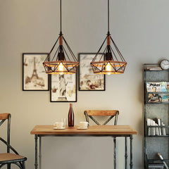 Retro Hemp Rope Interesting Pendant Light