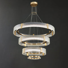 Ripple Glass Chandelier