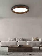 Ripple Wood Ceiling Light