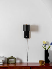 Rotatable Cylinder Plug-in Wall Lamp