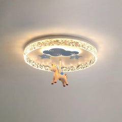 Round Carousel Children's Ceiling Lamp