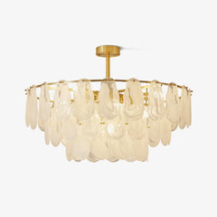 Round Cloud Glass Pendant Light