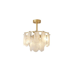 Round Cloud Glass Pendant Light