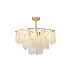 Round Cloud Glass Pendant Light