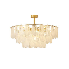 Round Cloud Glass Pendant Light