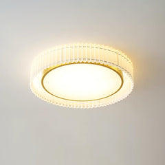 Round Pleated Ceiling Lamp