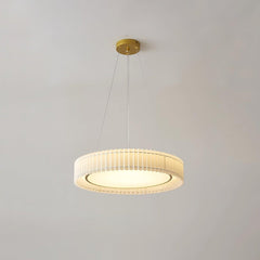Round Pleated Pendant Lamp