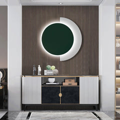 Rounded Abstract Art Sconce